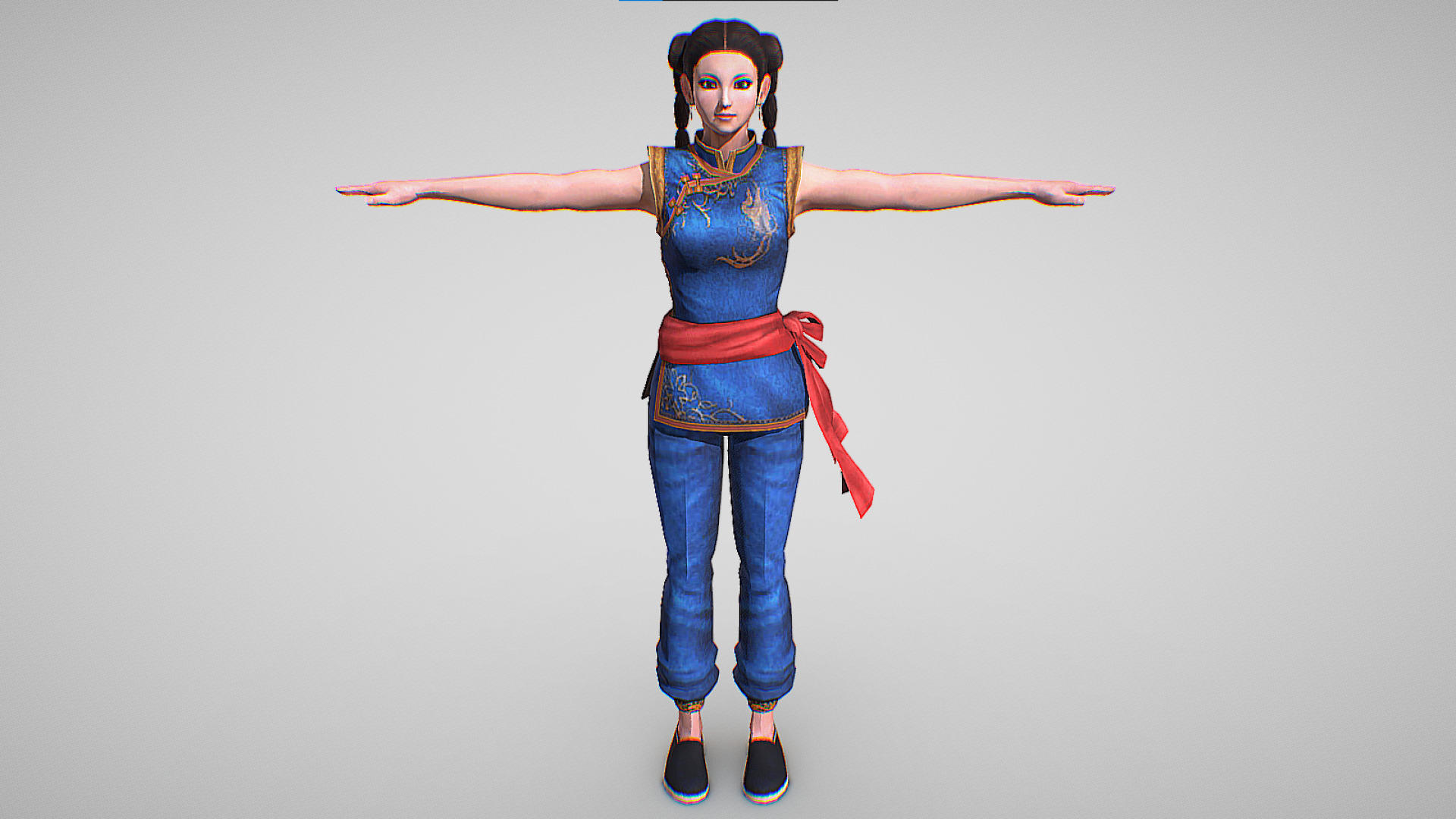 Pai Chan - Fist Of The North Star - Legends Revive Low-poly 3D model_1