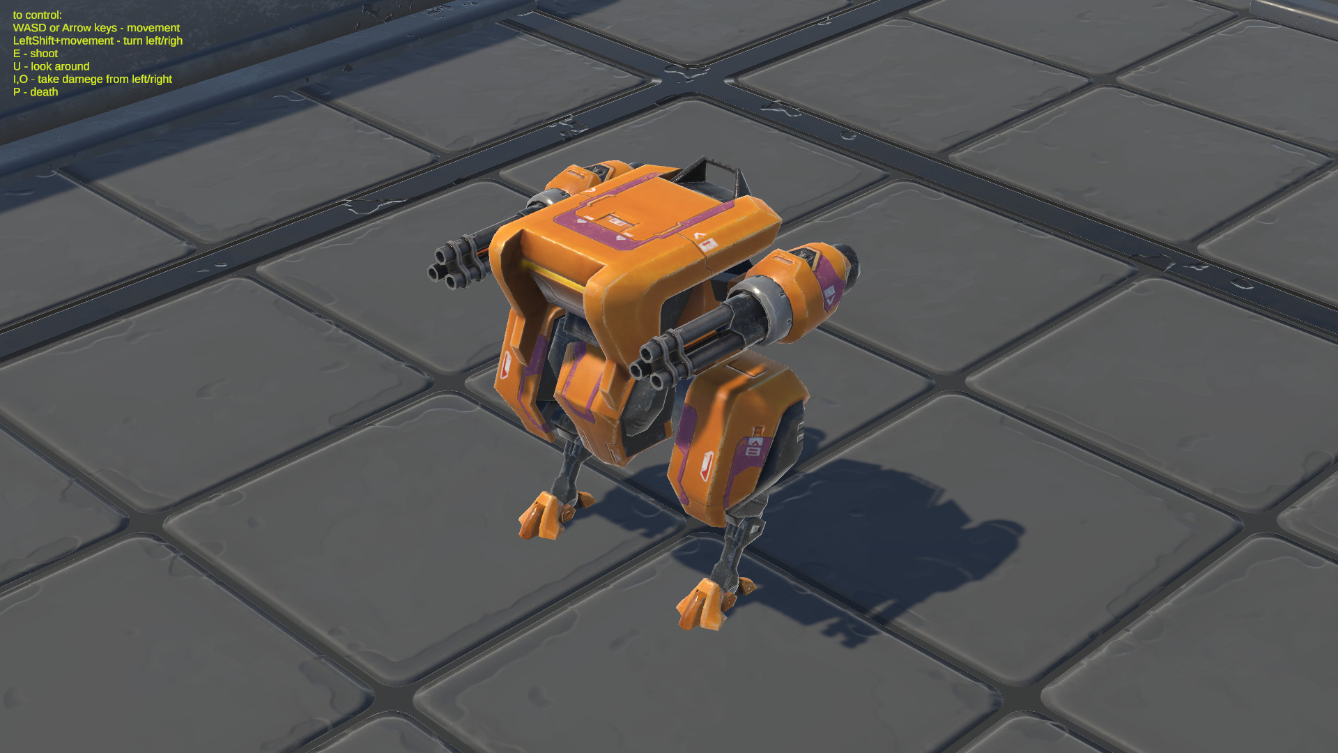 Droll Robot 05 Low-poly 3D model_4
