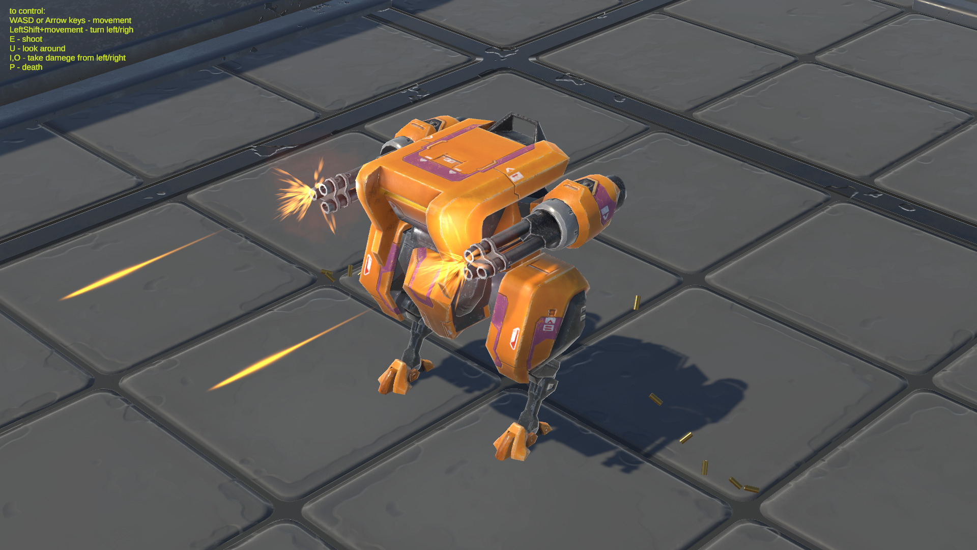 Droll Robot 05 Low-poly 3D model_5