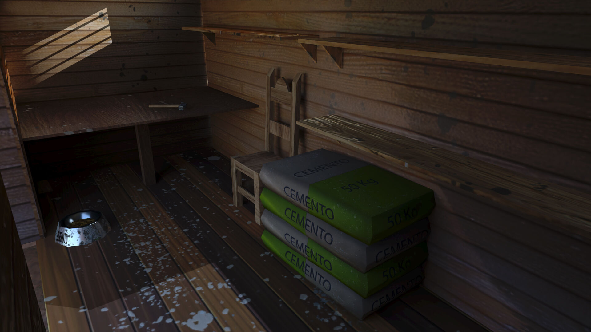 tool house deposit  Low-poly 3D model_3