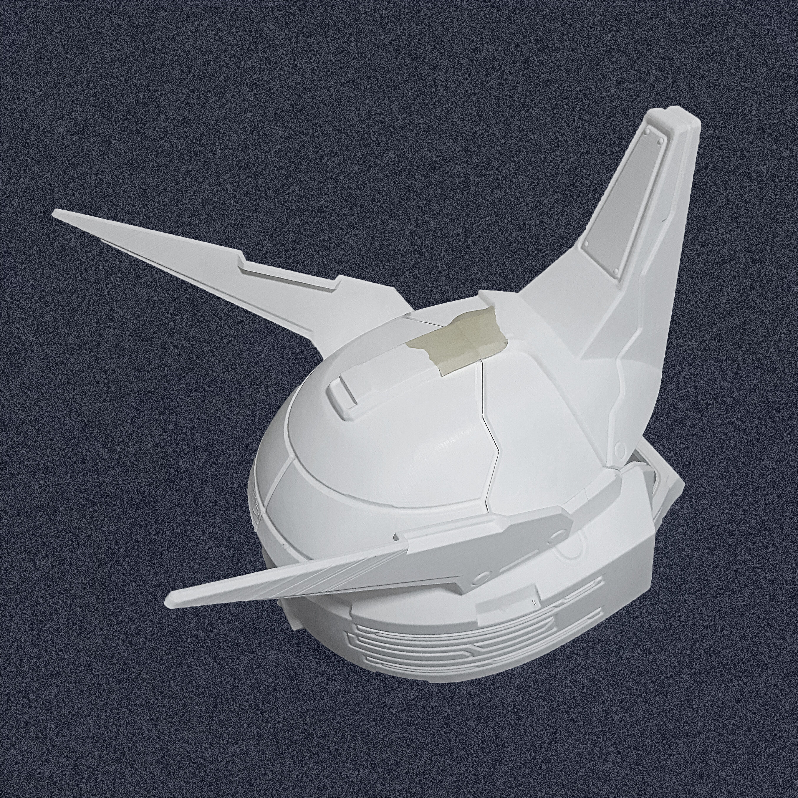 Destiny 2  Male  Mechanized  Protector  Helmet - 3D Print Files 3D print model_8