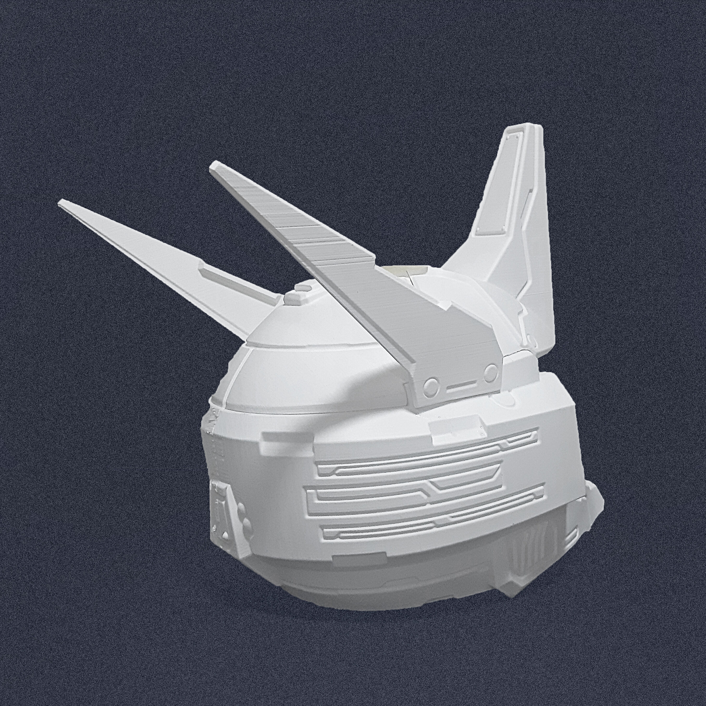 Destiny 2  Male  Mechanized  Protector  Helmet - 3D Print Files 3D print model_9