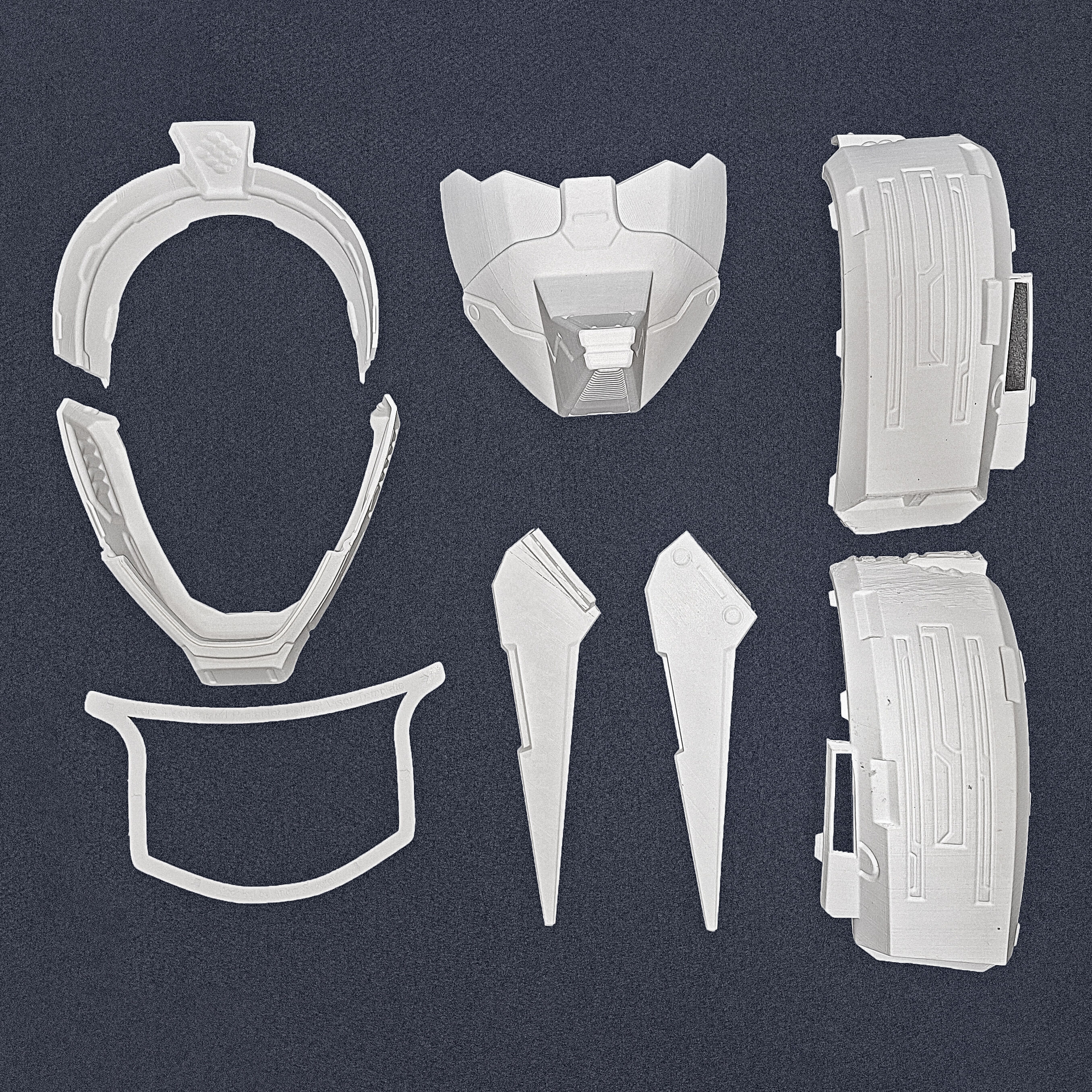 Destiny 2  Male  Mechanized  Protector  Helmet - 3D Print Files 3D print model_12