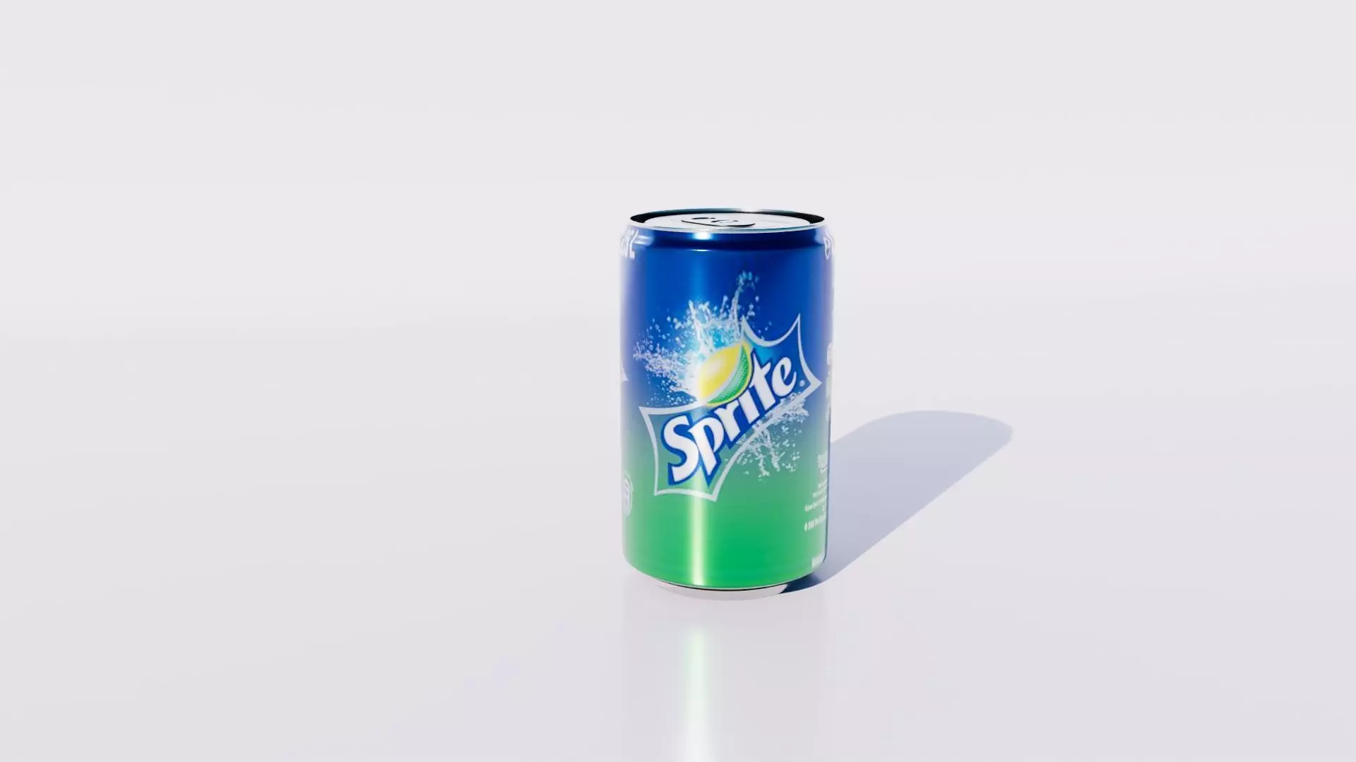 Sprite Soda Can High Quality 3D Model PBR 3D model_0
