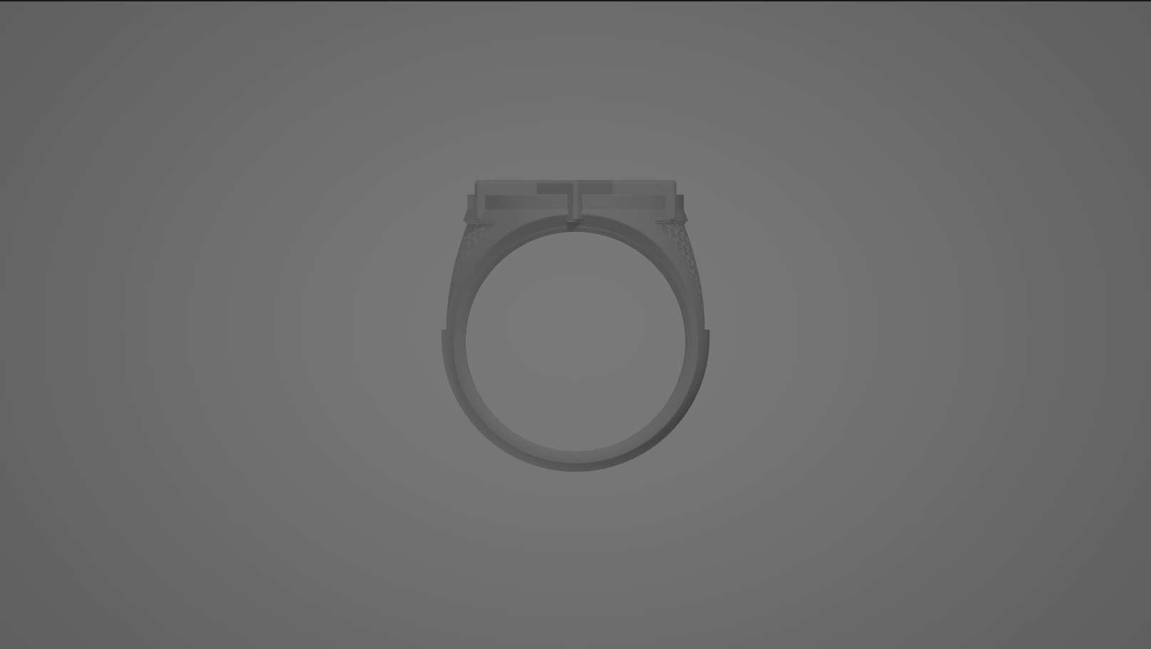 Anillo estrella de david  3D print model_3
