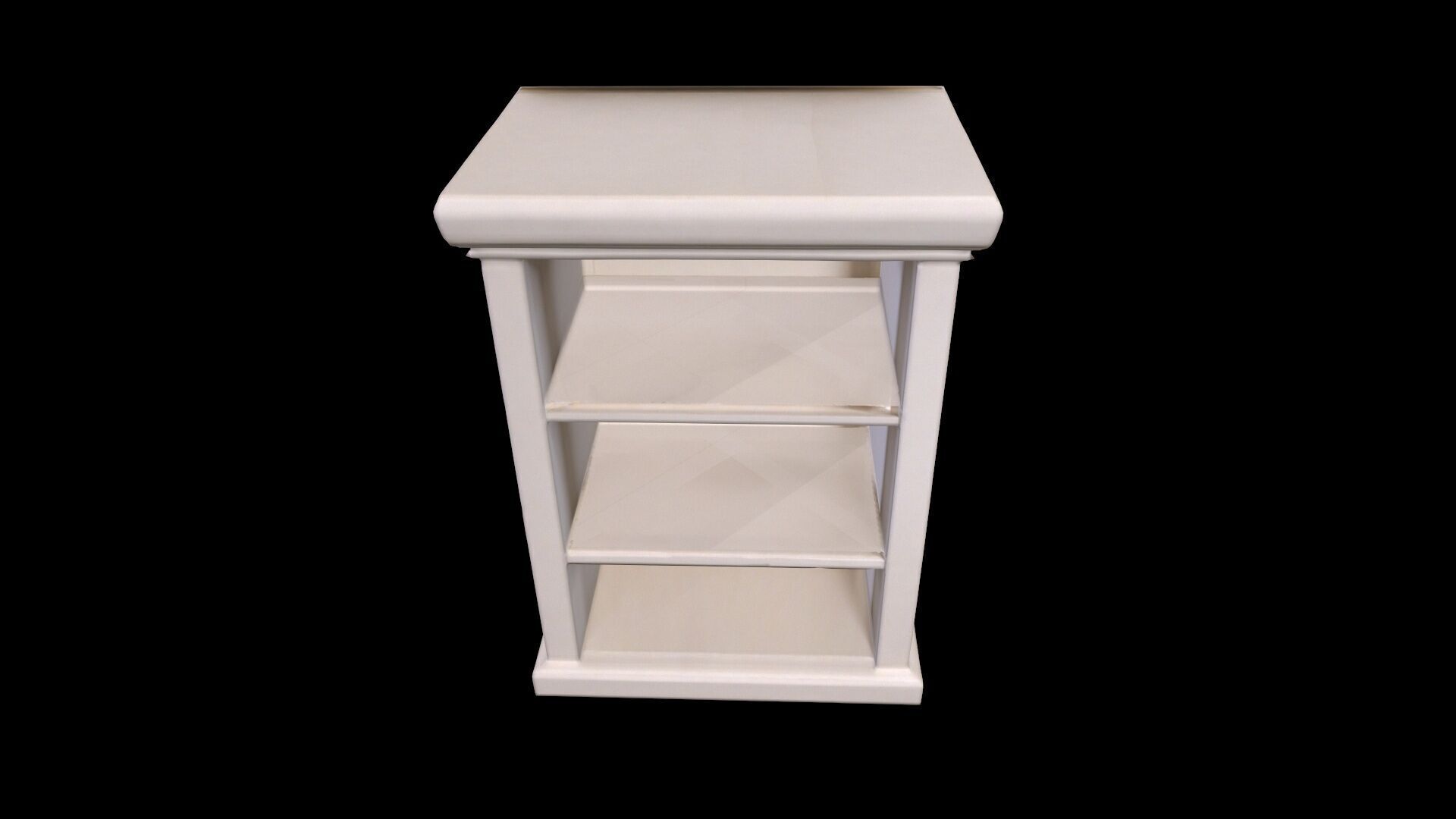 3d Render Books On Bookshelves 3D model_4