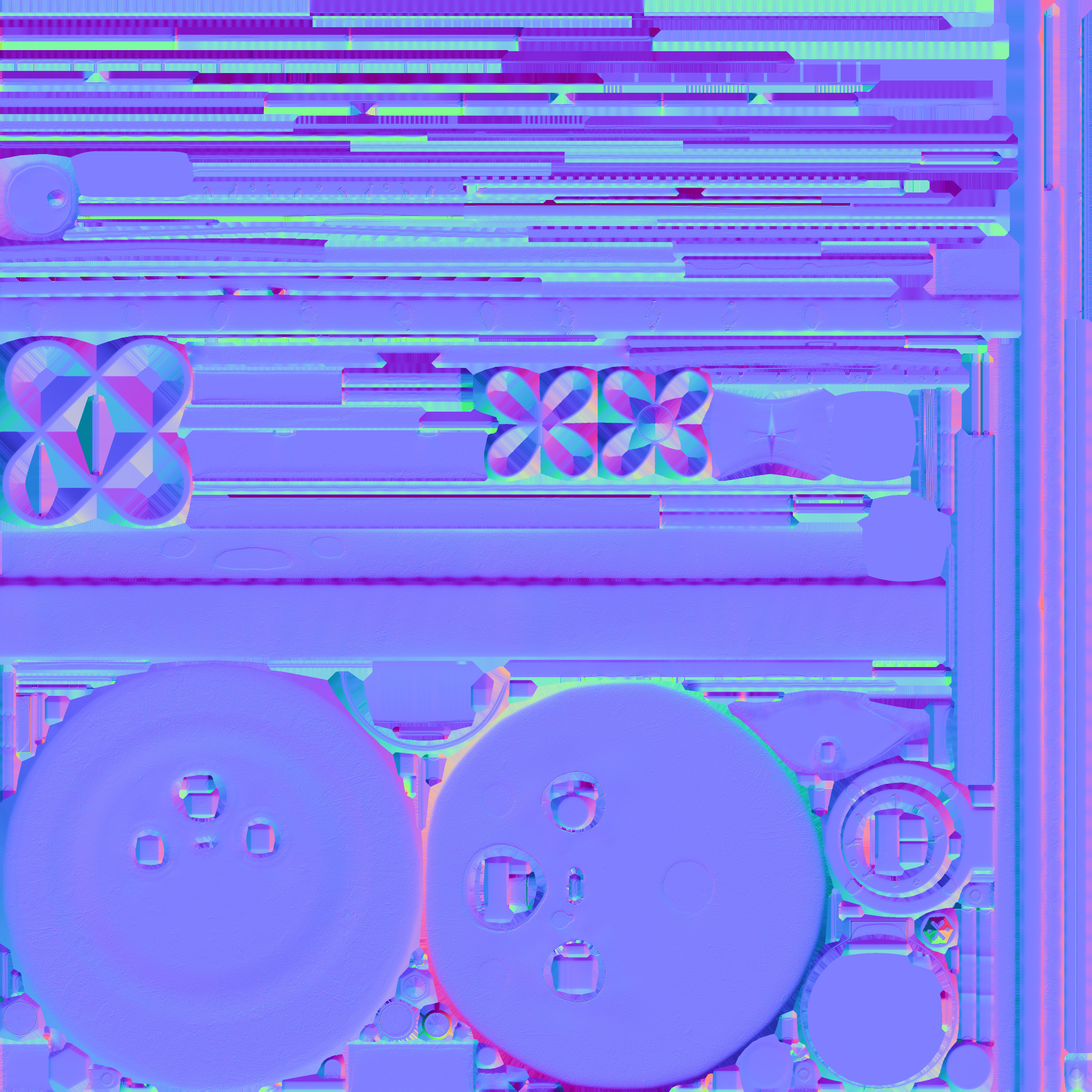 Diving helmet Low-poly 3D model_8