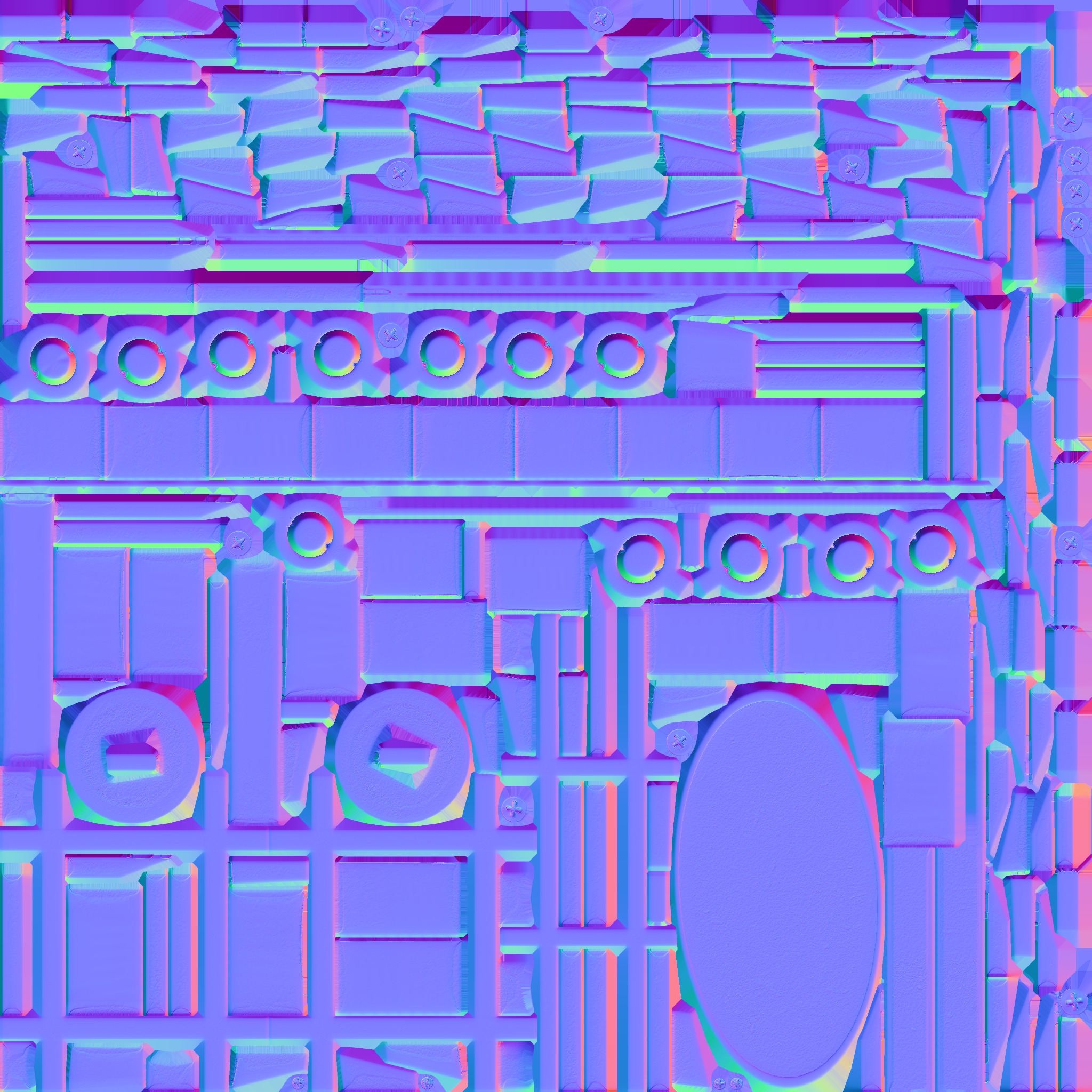 Diving helmet Low-poly 3D model_7