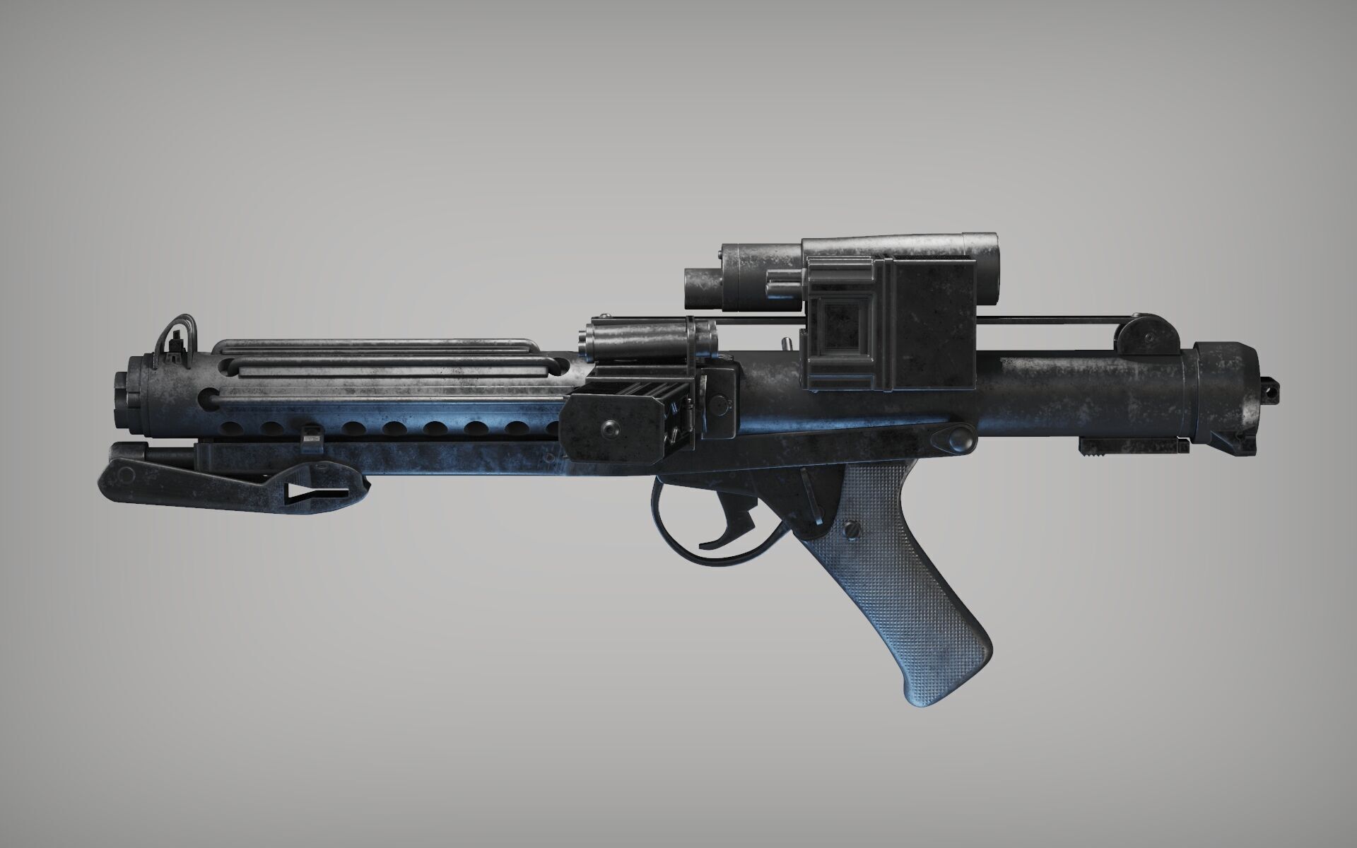 STORMTROOPER armor from Rogue One plus E11 BLASTER 3D print model_4