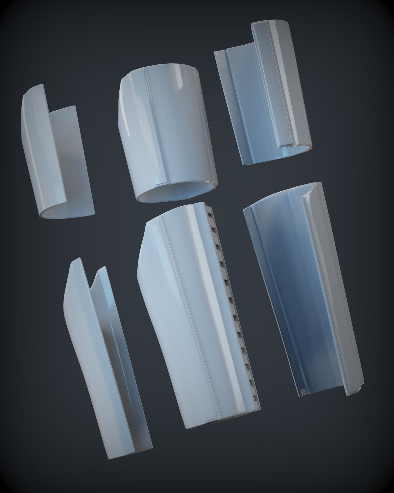 STORMTROOPER armor from Rogue One plus E11 BLASTER 3D print model_25