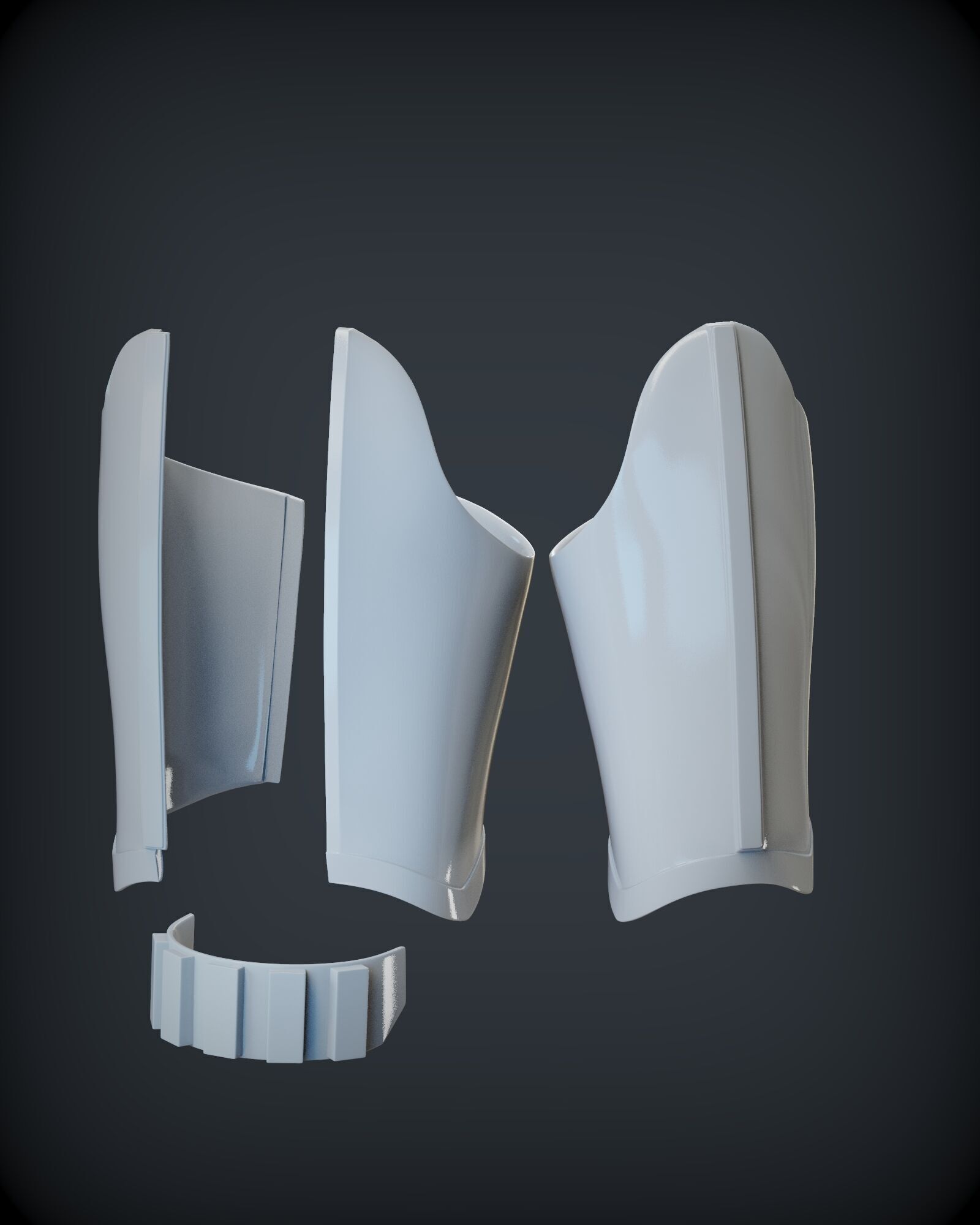 STORMTROOPER armor from Rogue One plus E11 BLASTER 3D print model_23