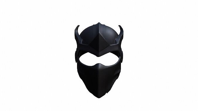3d Render  Stealth Ninja Helmet mask 3D model