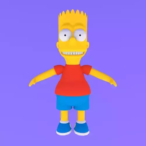 Bart Humanoid Rigged Character  Game  Animation Ready