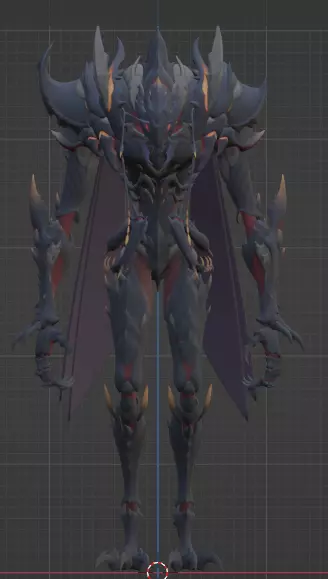 Beru Solo Leveling Low-poly 3D model_0