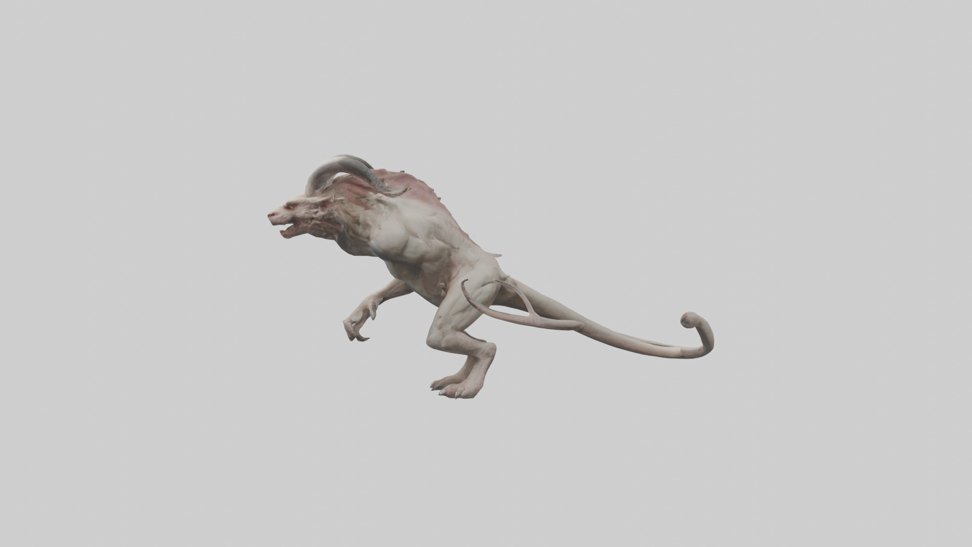 Chimera model Low-poly 3D model_22