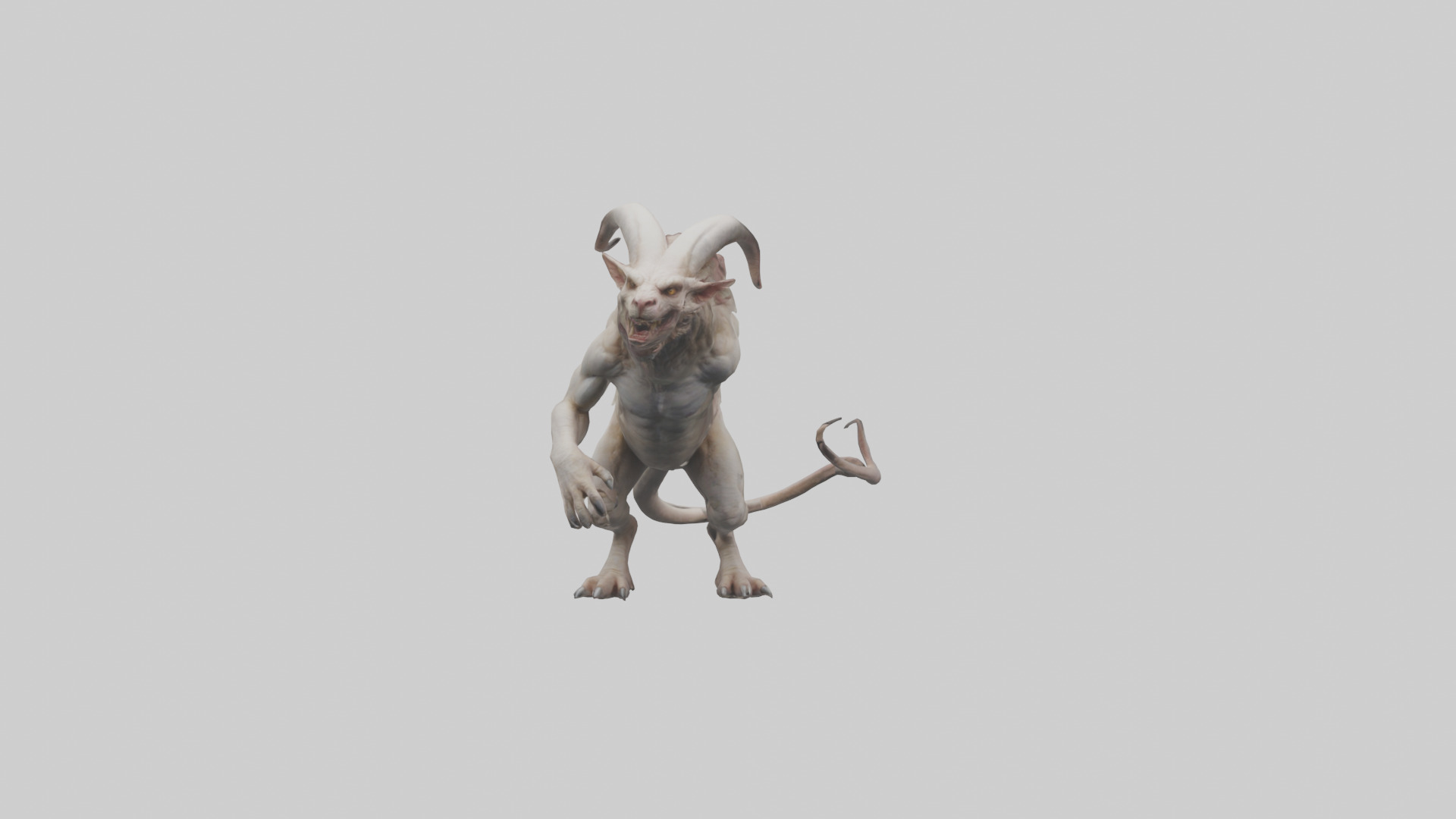 Chimera model Low-poly 3D model_14