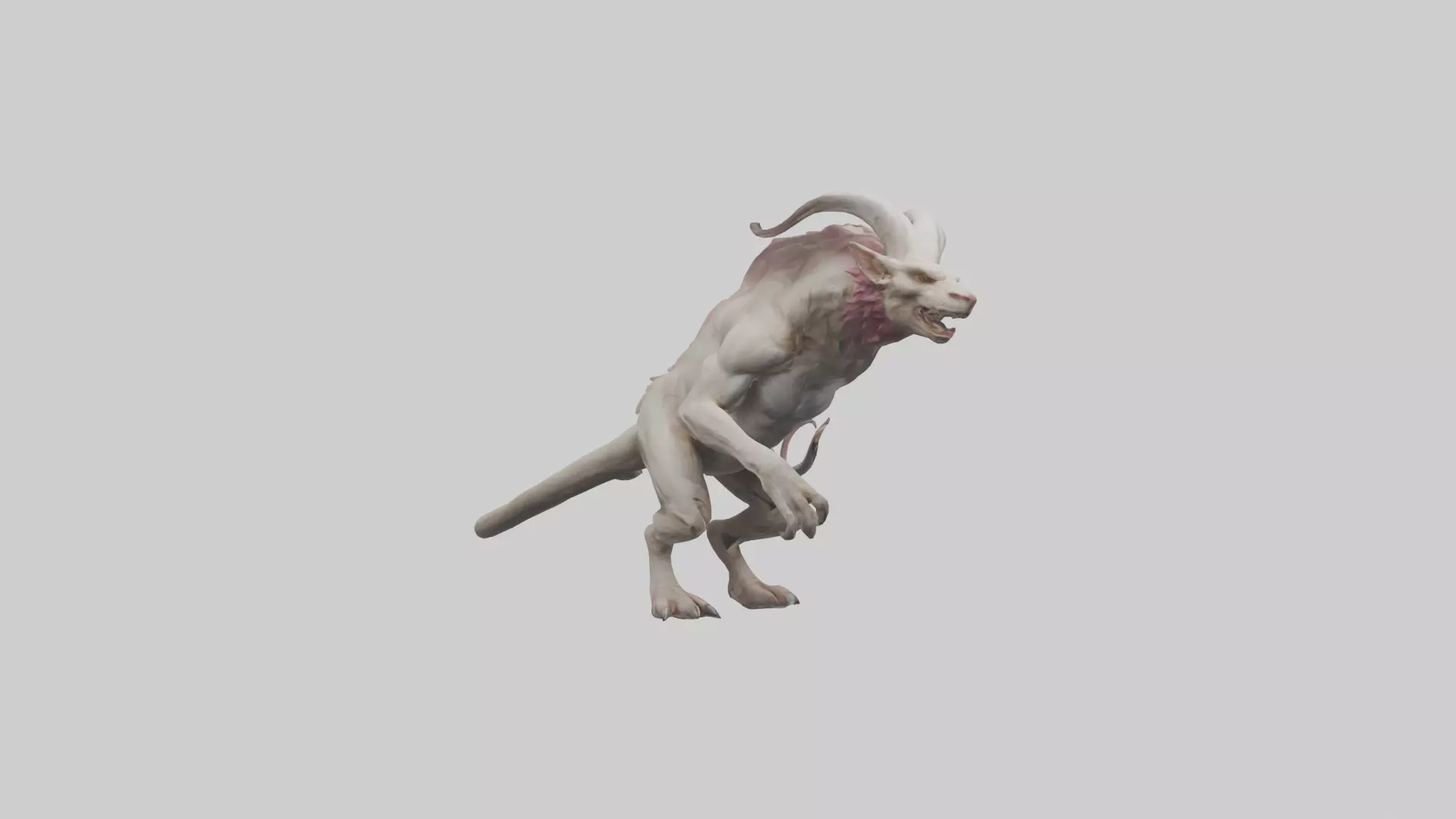 Chimera model Low-poly 3D model_0