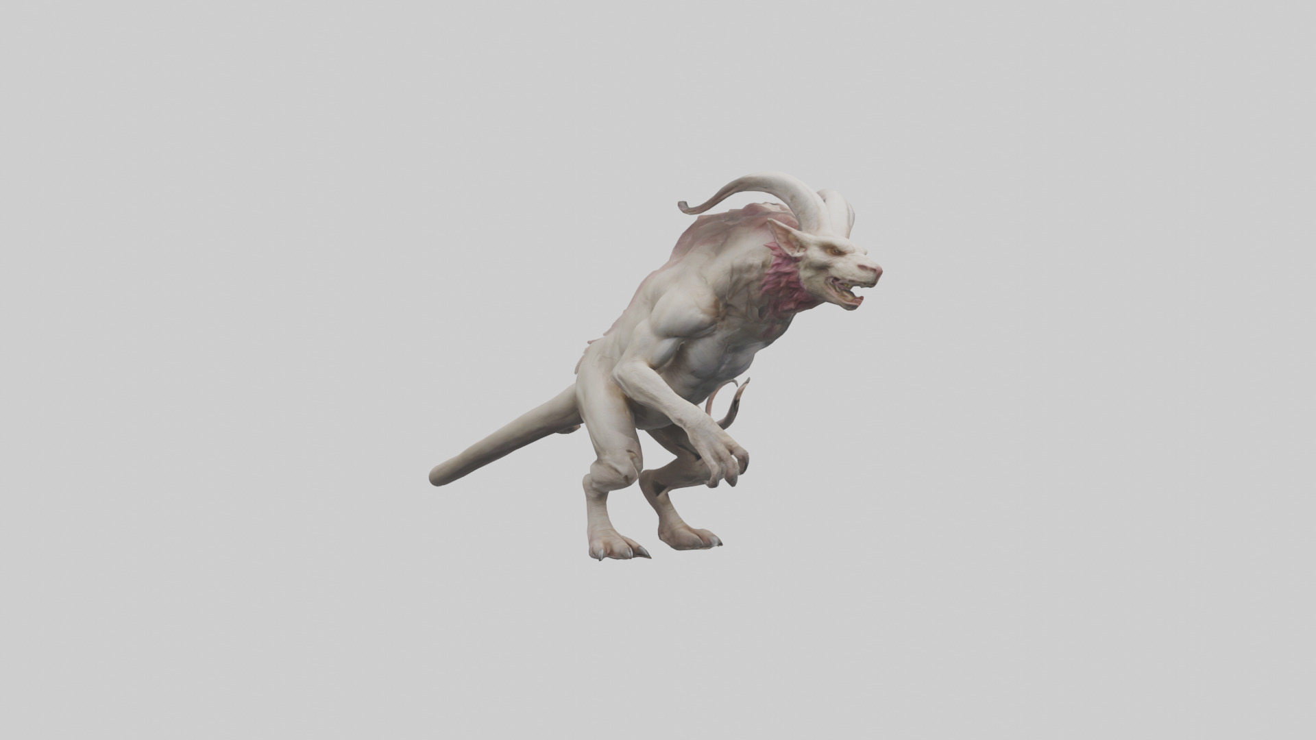 Chimera model Low-poly 3D model_16