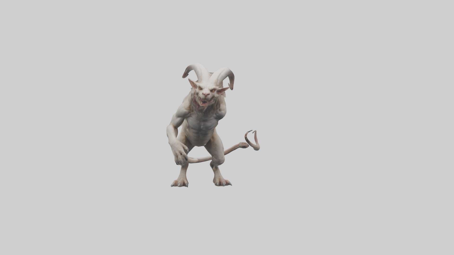 Chimera model Low-poly 3D model_17