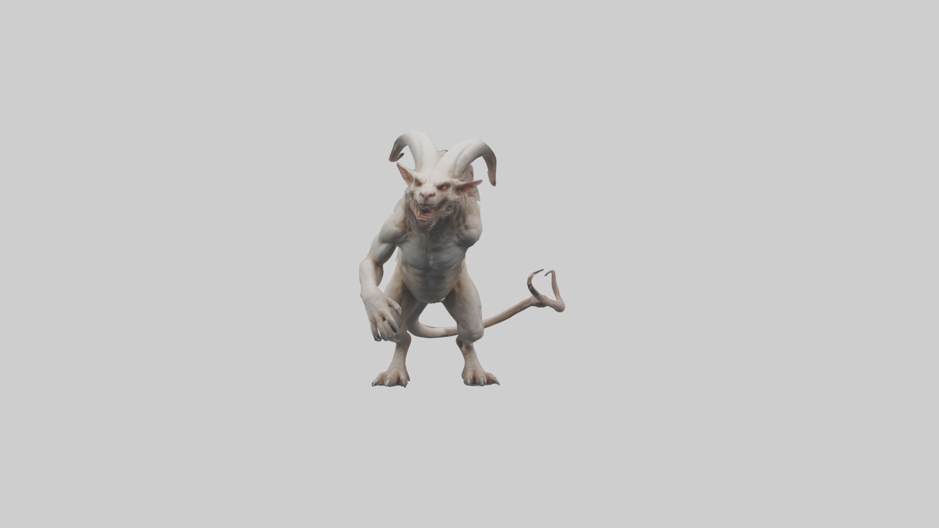 Chimera model Low-poly 3D model_9