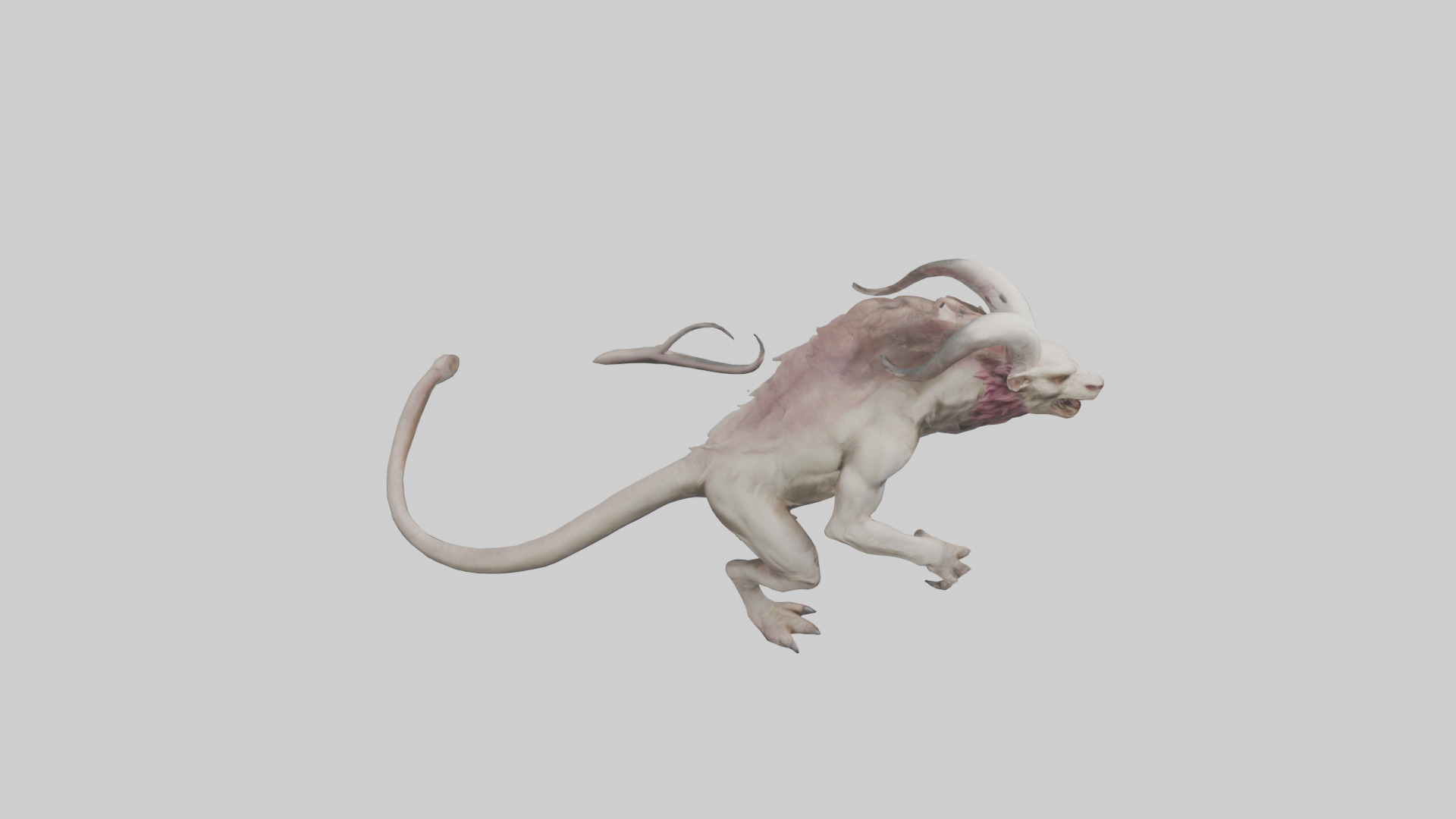 Chimera model Low-poly 3D model_28