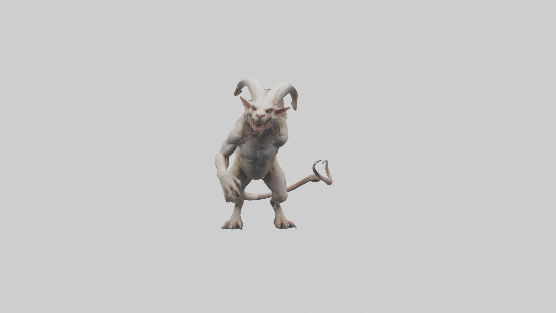 Chimera model Low-poly 3D model_19