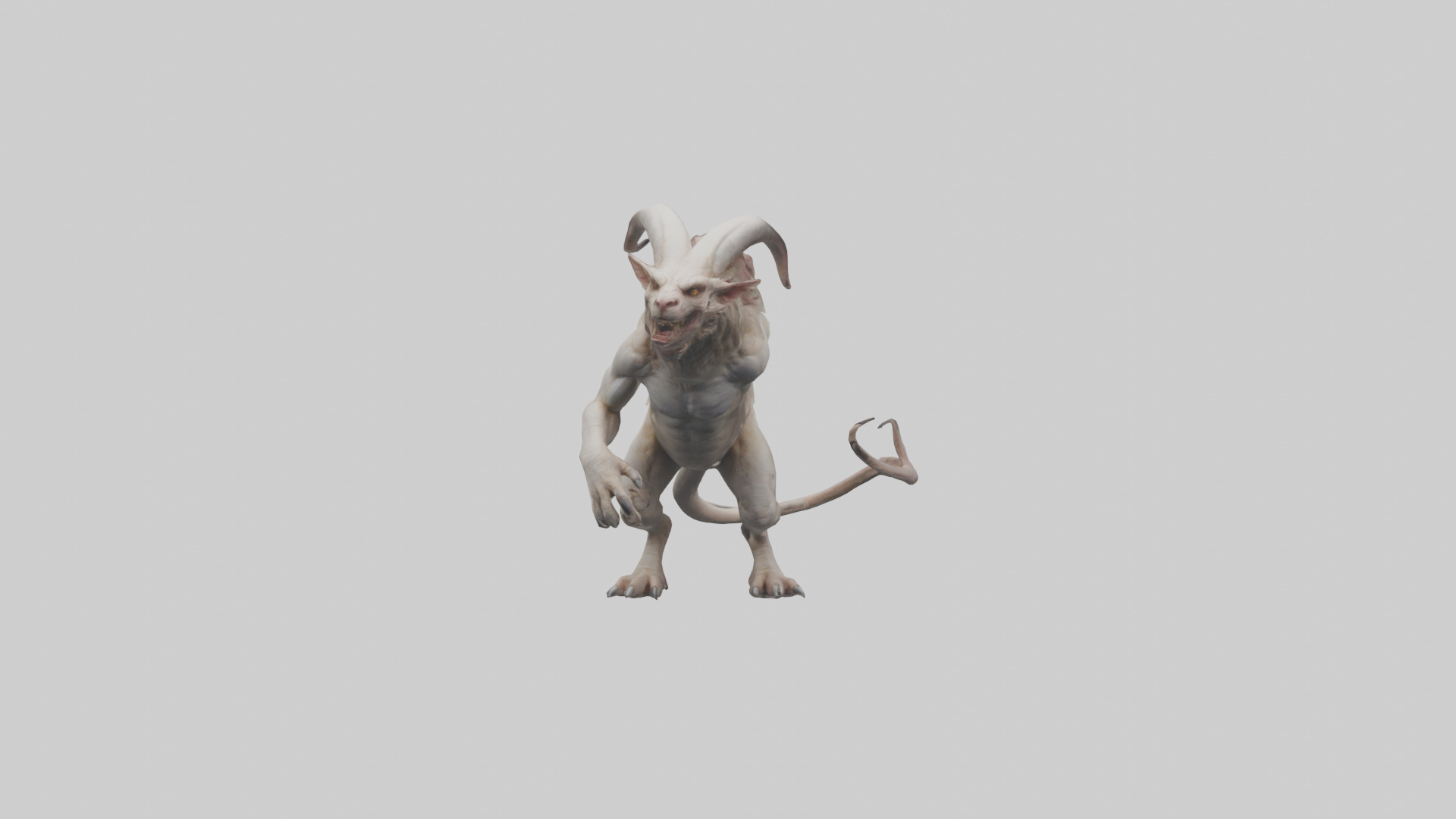 Chimera model Low-poly 3D model_12