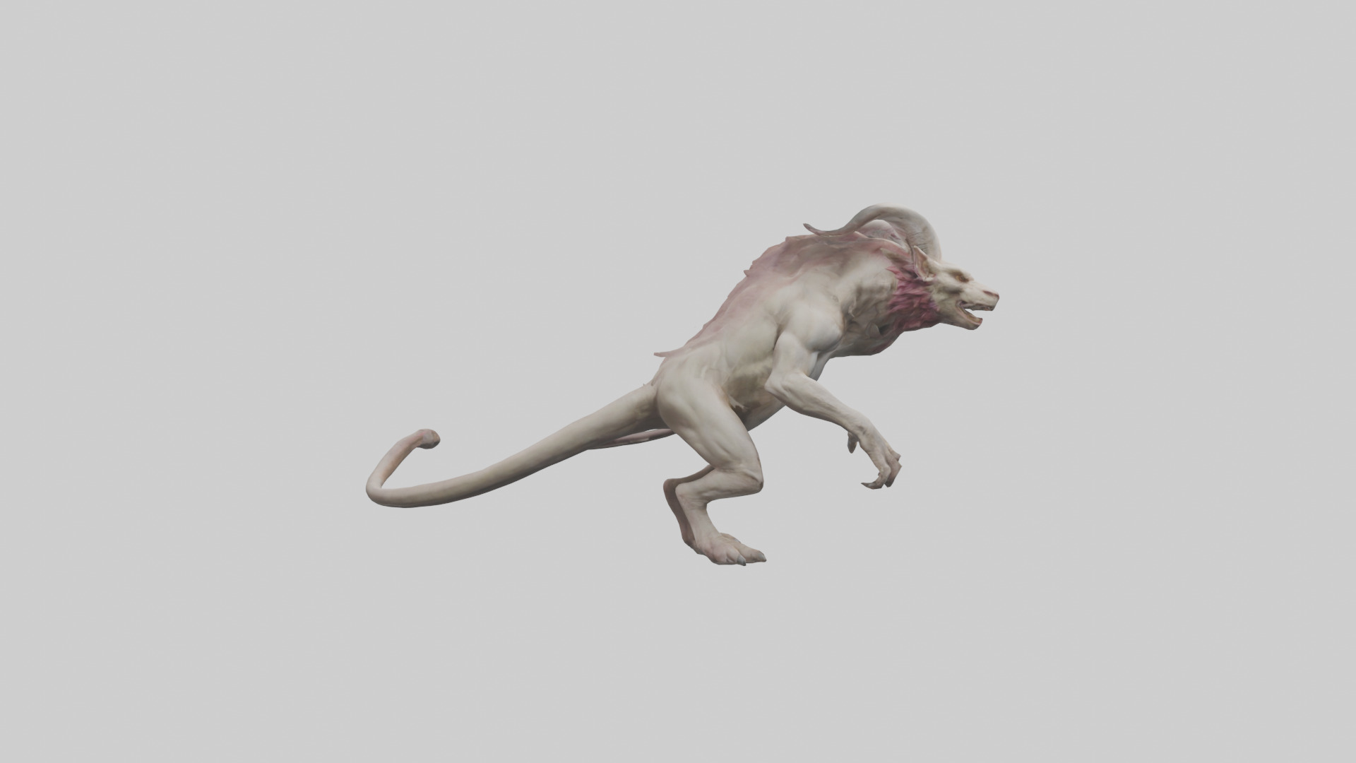 Chimera model Low-poly 3D model_23