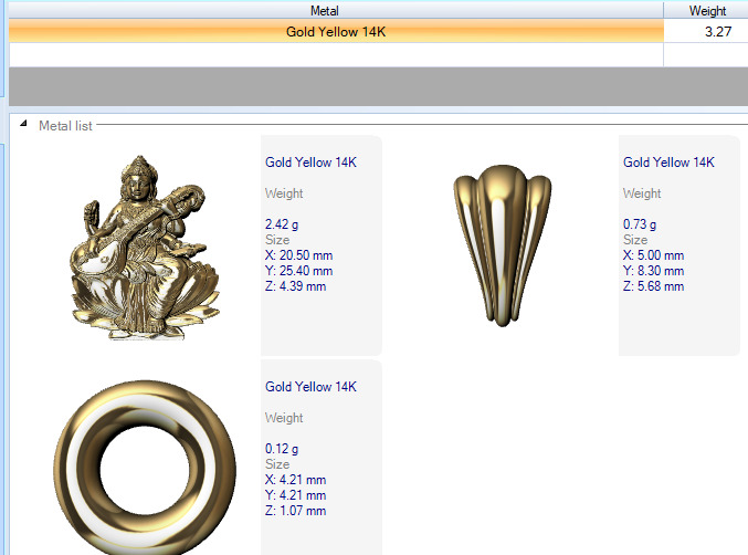 Goddess Maa Saraswati Pendant Maa Saraswati Devi Locket  3D print model_21