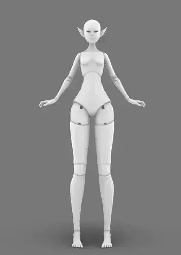 3D Printed Alien Character Model 3D print model