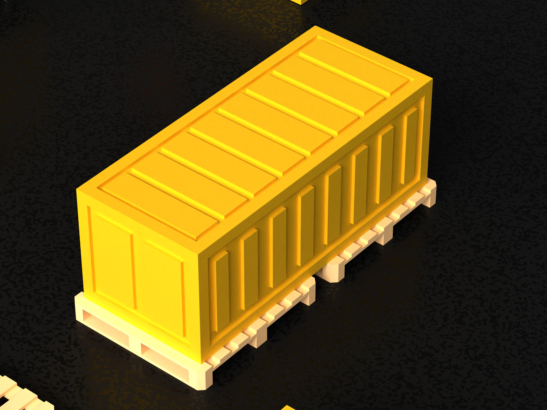 Warehouse asset pack lowpoly isometric  3D model_9