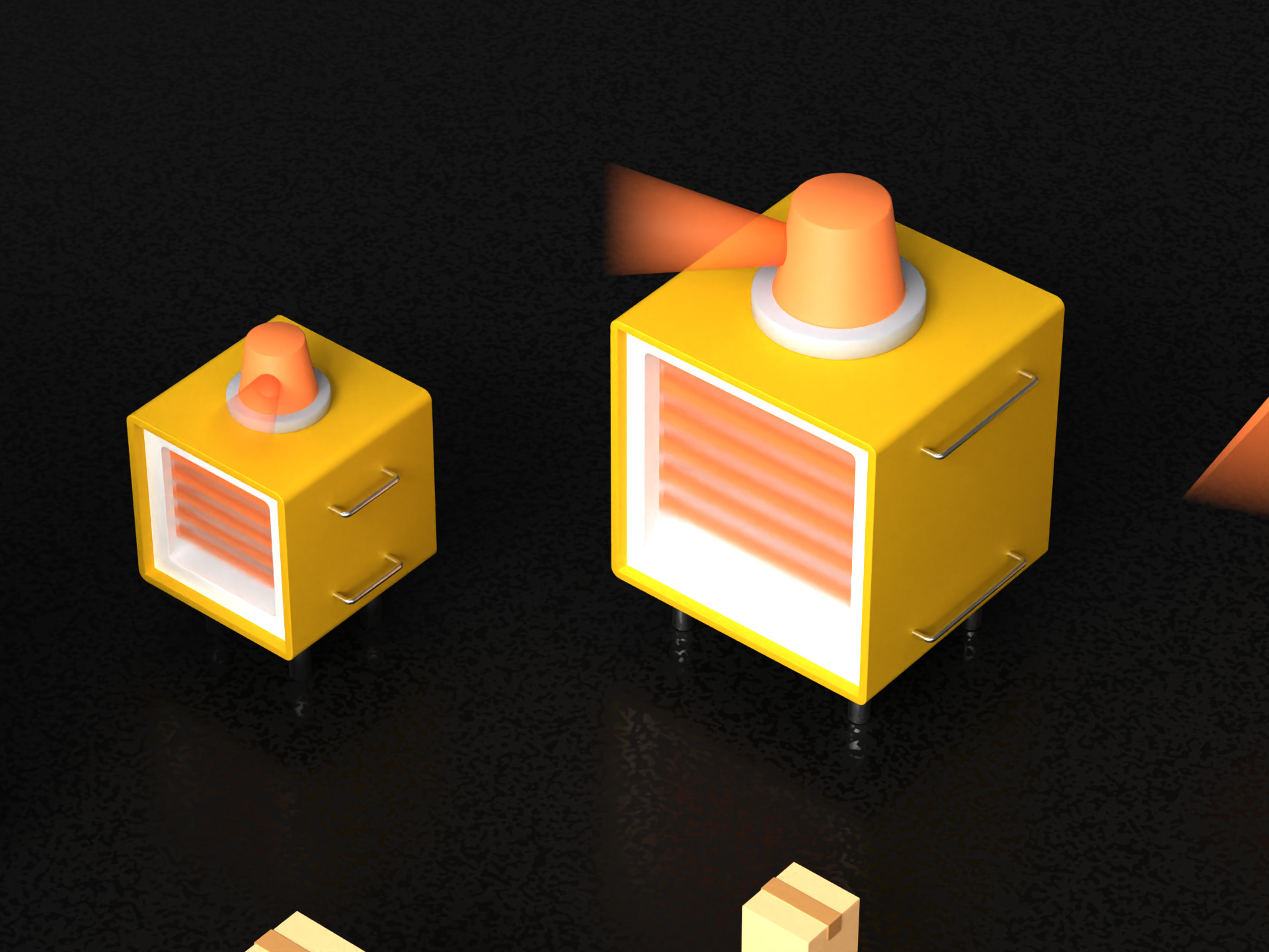 Warehouse asset pack lowpoly isometric  3D model_7