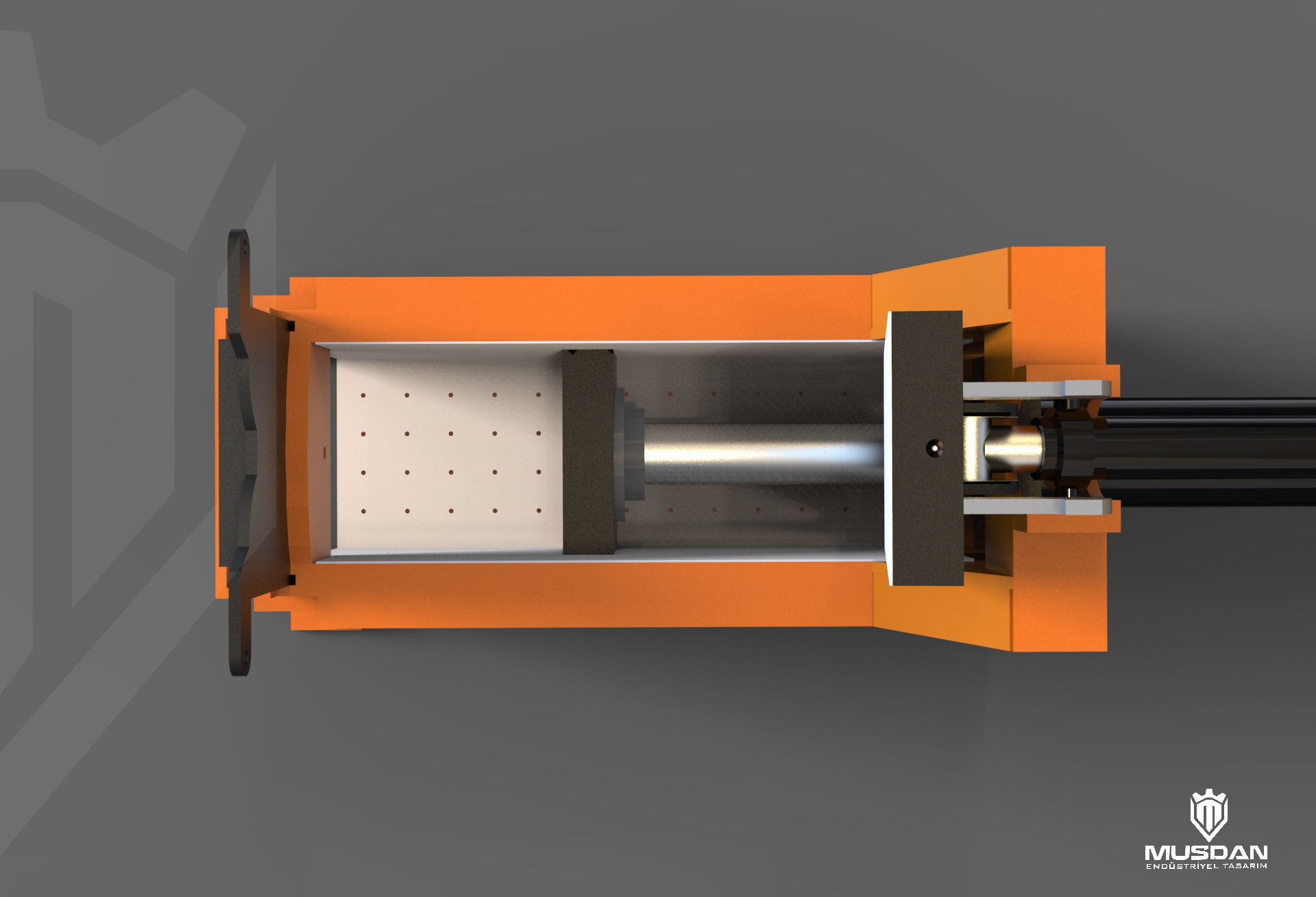 800mm x 600mm Waste Baler Press - Manufacturable 3D Model 3D print model_6