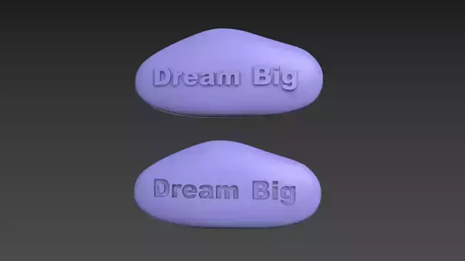 Stone Dream Big 3D print model