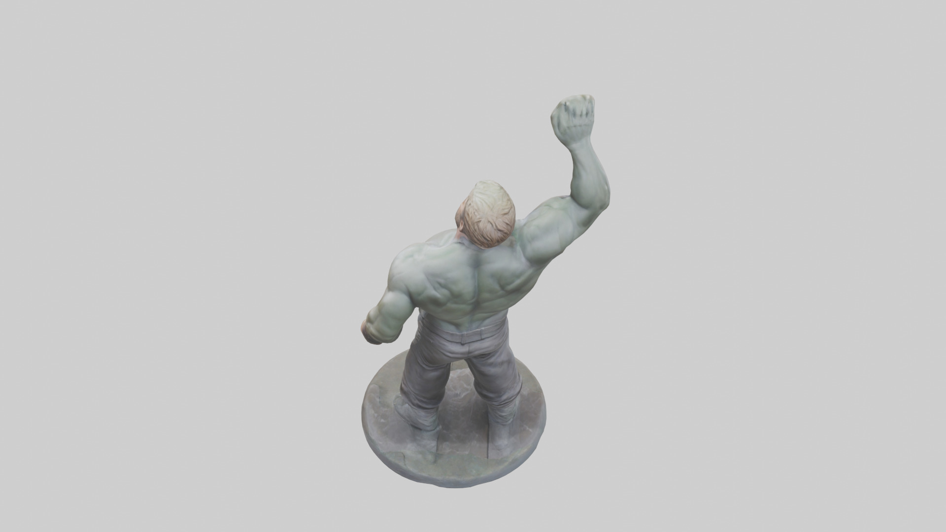Chris Hemsworth statue model Low-poly 3D model_25