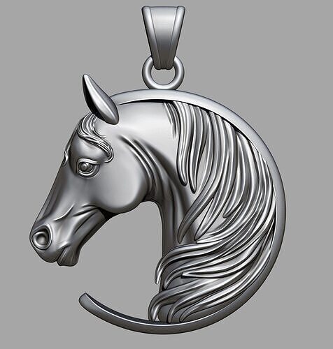 HORSE PENDENT 3D print model 3D print model