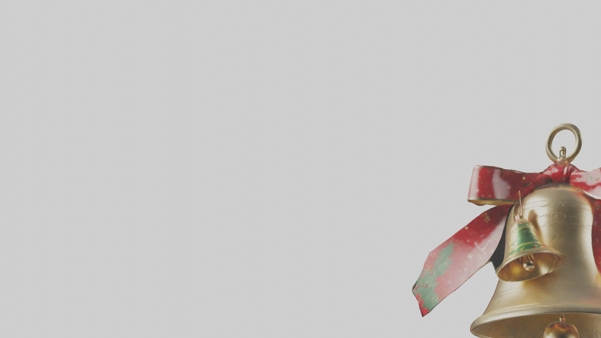 Christmas Bell Model Low-poly 3D model_21