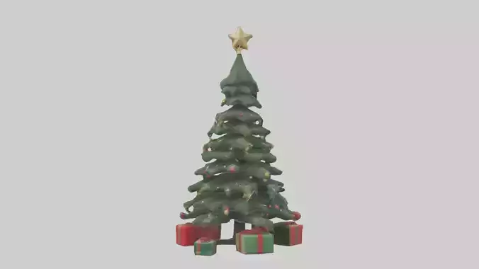 Christmas Tree with Presents model
