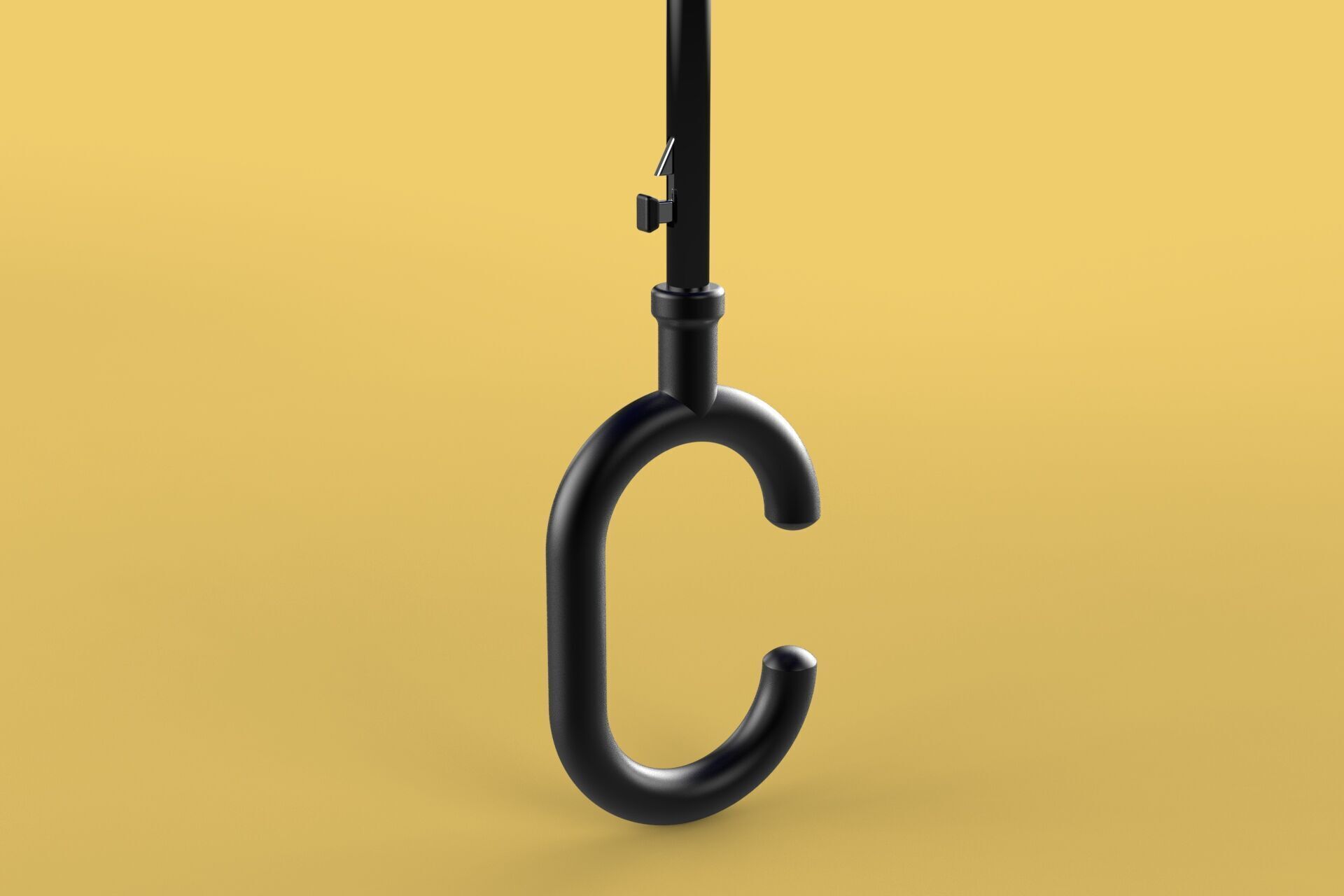 C SHAPE HANDLE STICK INVERTED REVERSE UMBRELLA AUTO FOLDABLE 3D model_20