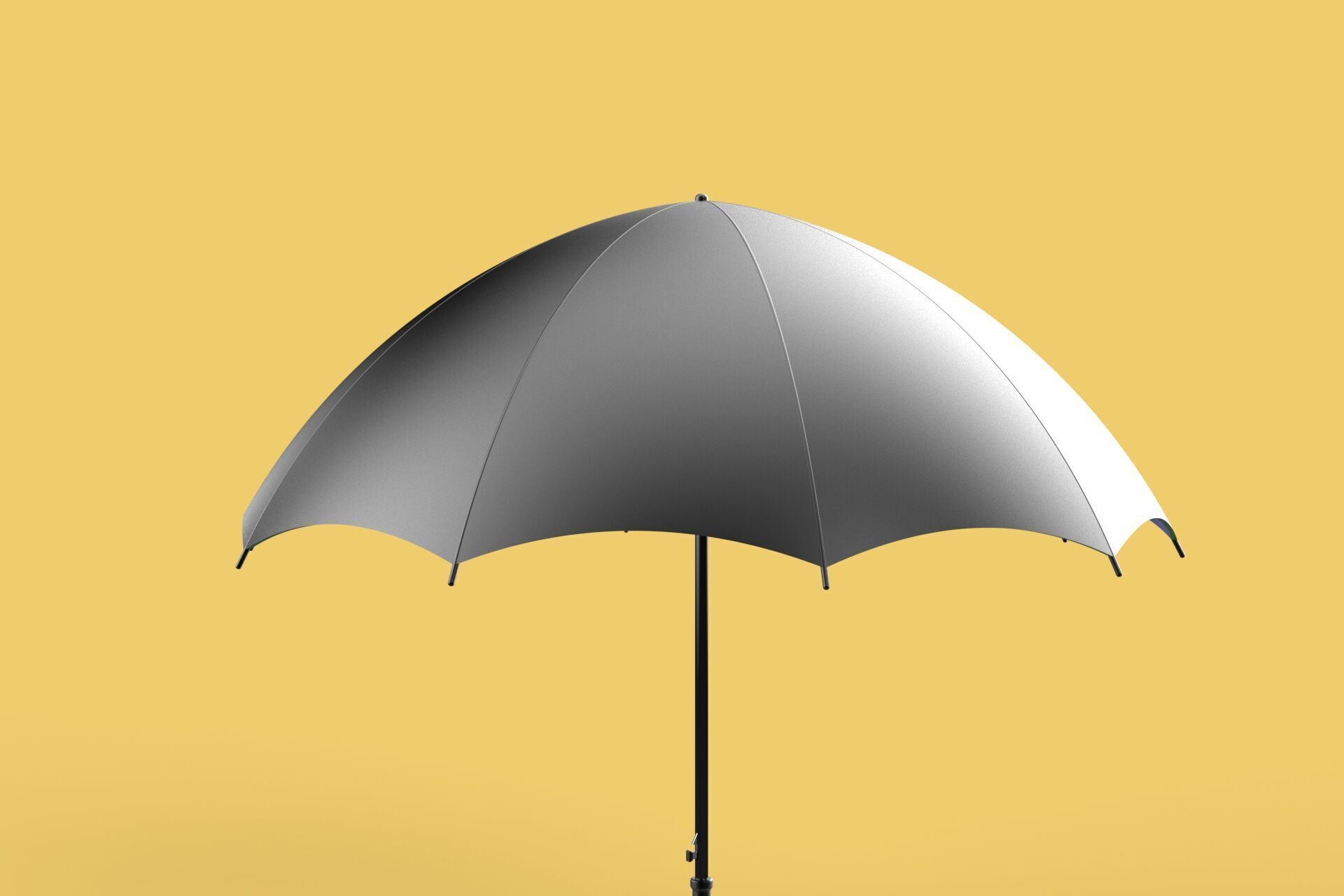 C SHAPE HANDLE STICK INVERTED REVERSE UMBRELLA AUTO FOLDABLE 3D model_19