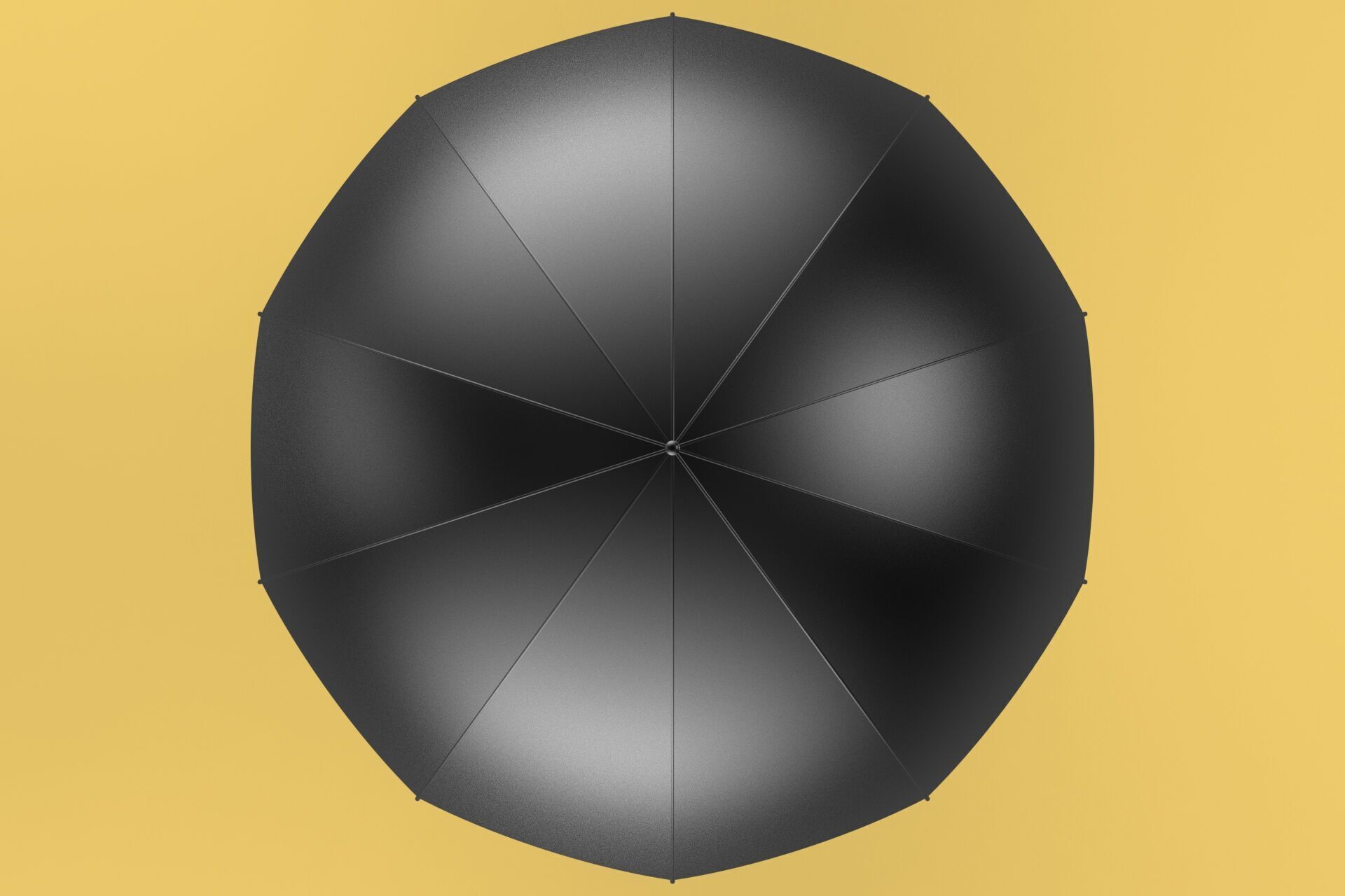 C SHAPE HANDLE STICK INVERTED REVERSE UMBRELLA AUTO FOLDABLE 3D model_8