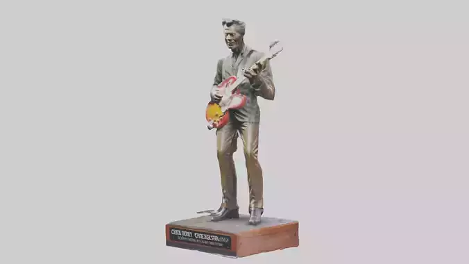 Chuck Berry statue model
