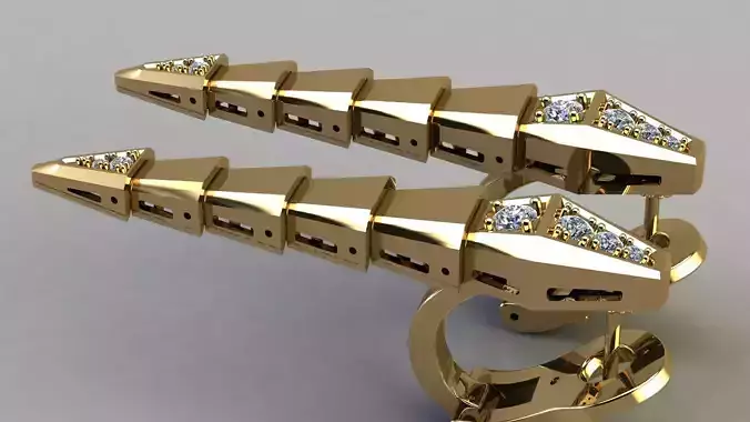 bulgari serpenti long earrings