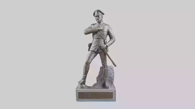 Civil War Memorial statue model