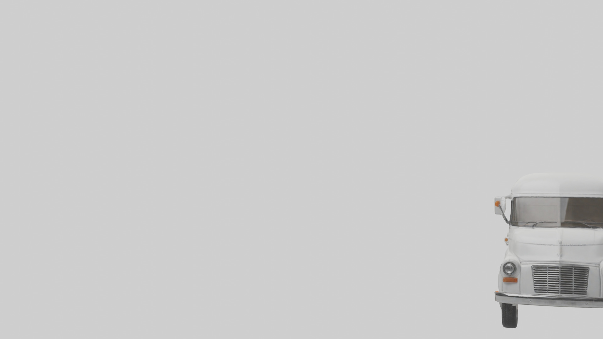 Classic Delivery Van model Low-poly 3D model_22