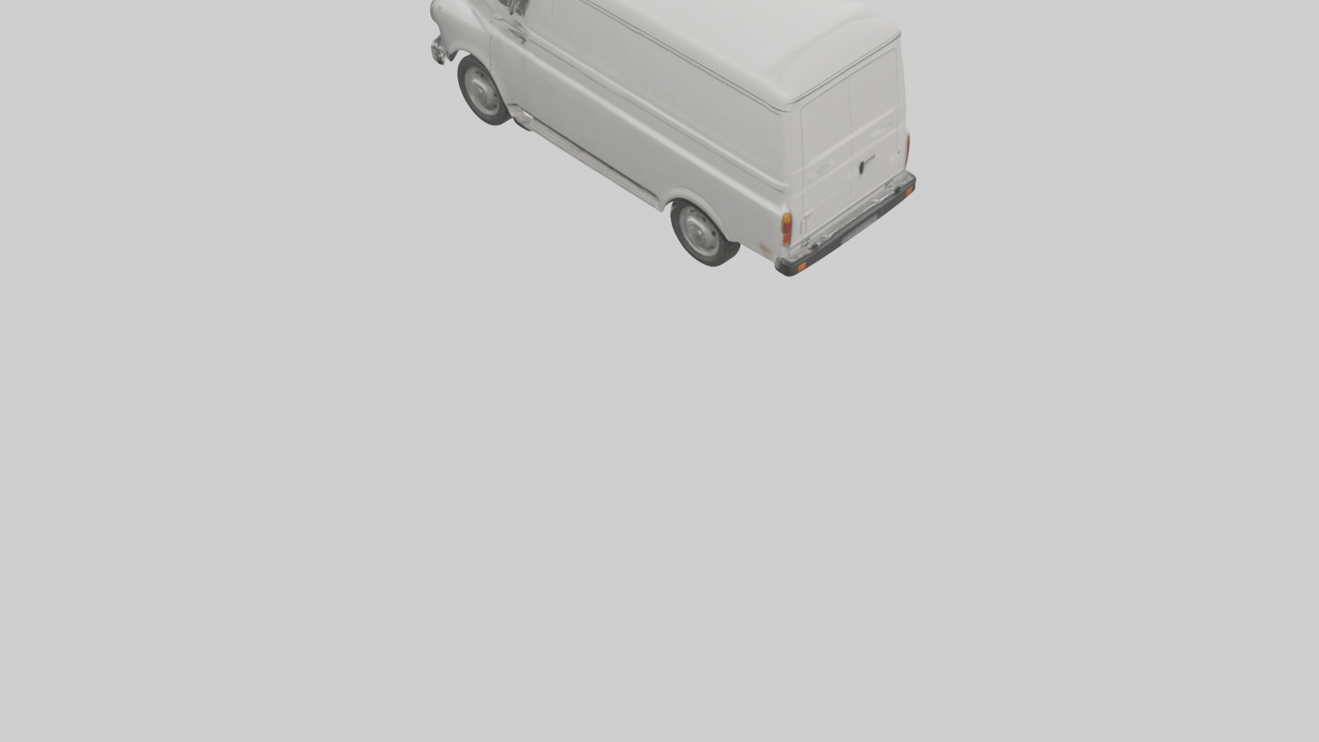 Classic Delivery Van model Low-poly 3D model_5