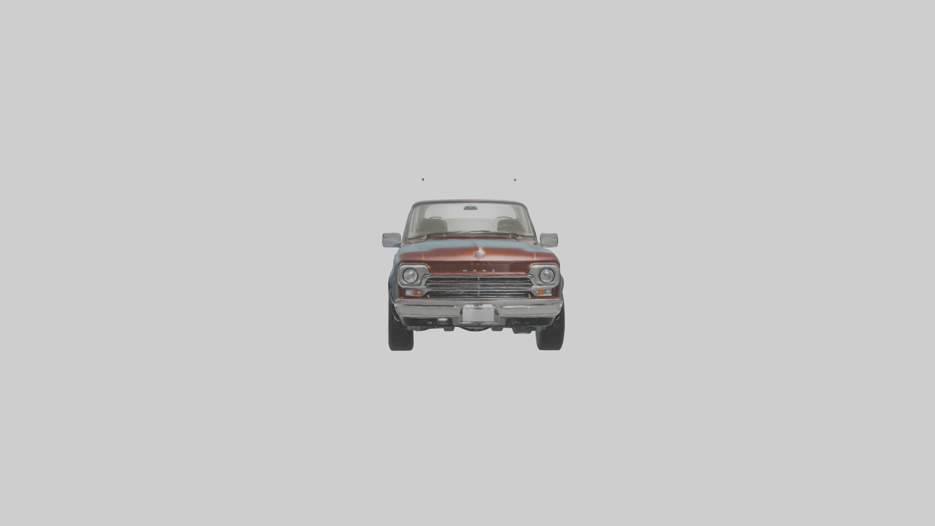 Classic Pickup with Modern Features model Low-poly 3D model_19