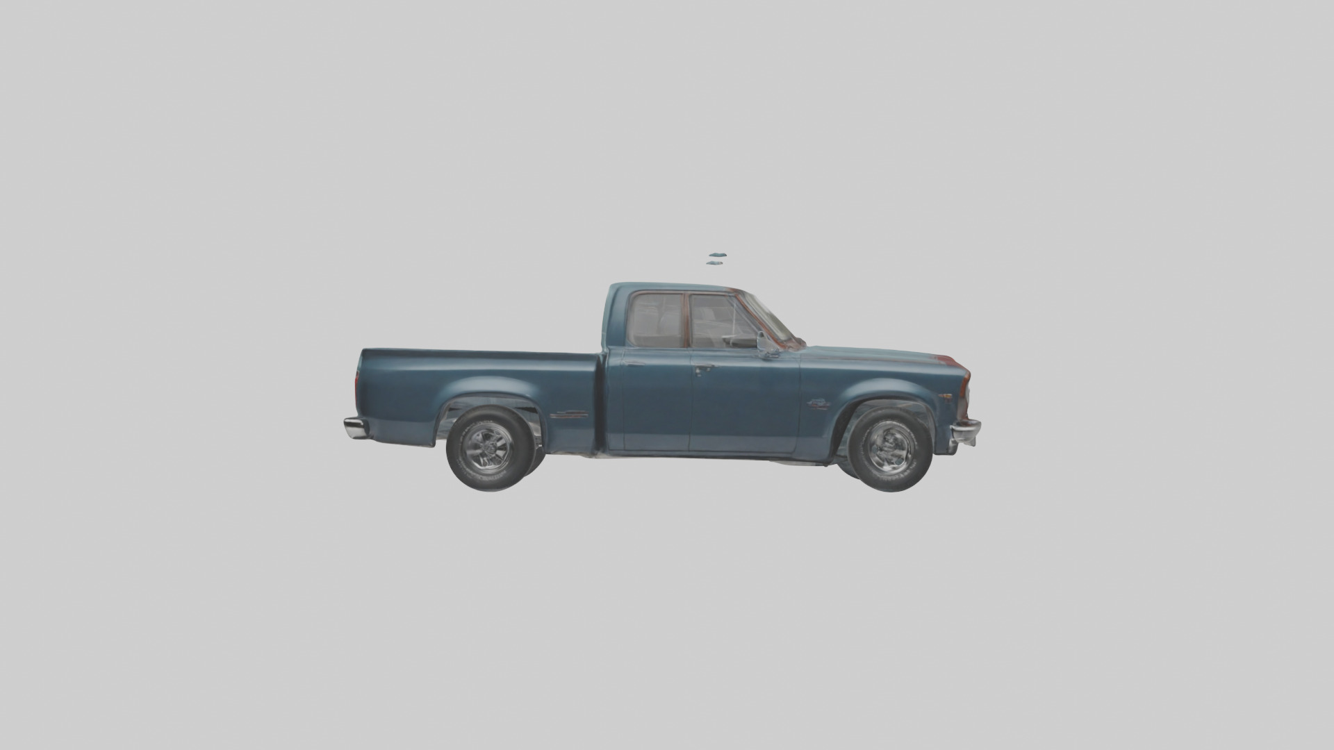 Classic Pickup with Modern Features model Low-poly 3D model_23