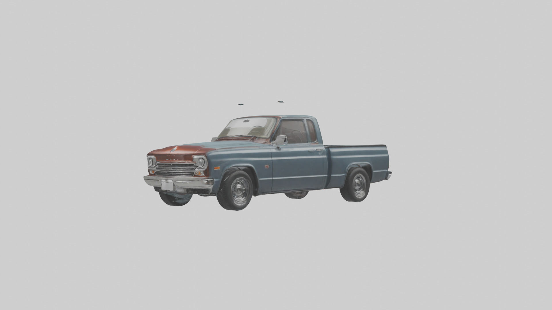 Classic Pickup with Modern Features model Low-poly 3D model_8