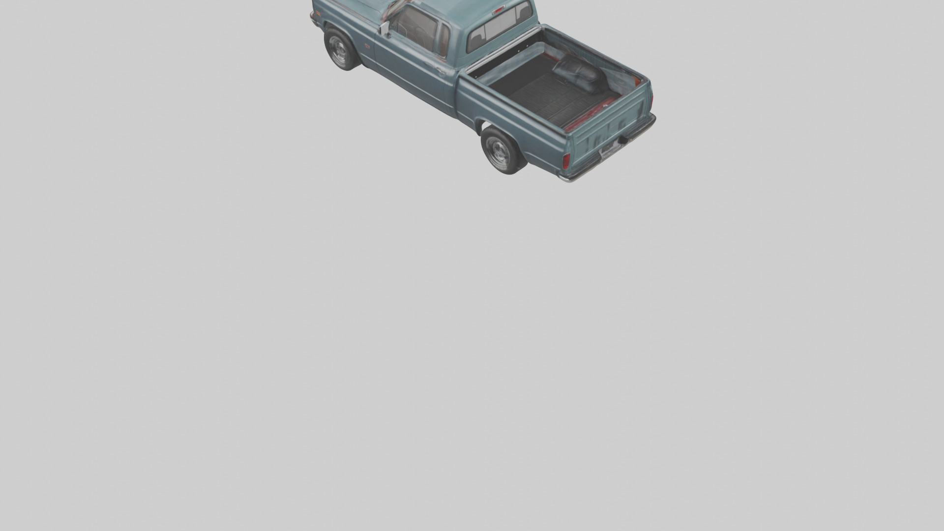 Classic Pickup with Modern Features model Low-poly 3D model_4